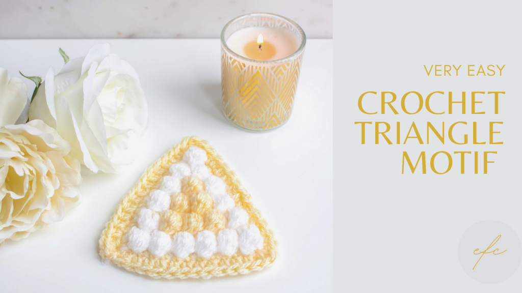 crochet triangle motif